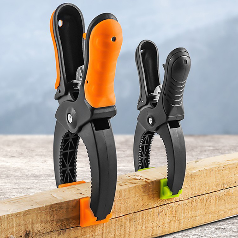 4 st/set kraftig fjäderklämma 0-50mm klämområden för träbearbetning klämmor handverktyg delar tillbehör