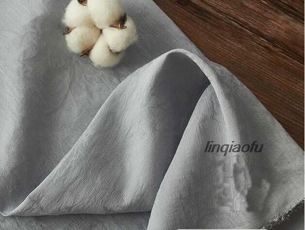 Silk linen fabric silk linen dress shirt fabric High-end linen fabric