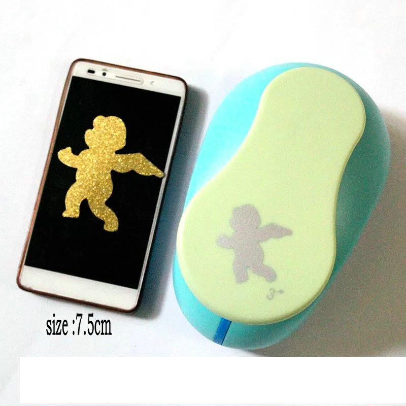2.4cm-7.5cm angel shape Handmade Craft punch Scrapbooking punchers foam Paper Punch DIY Card Punches EVA Embossing punches