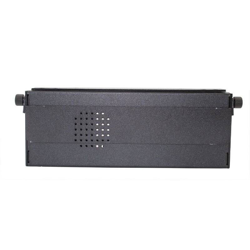 Funda carcasa de aluminio botón DIY Kits para mcHF SDR Radio UI RF 0,4 0,5 + placa protectora + altavoz + mango