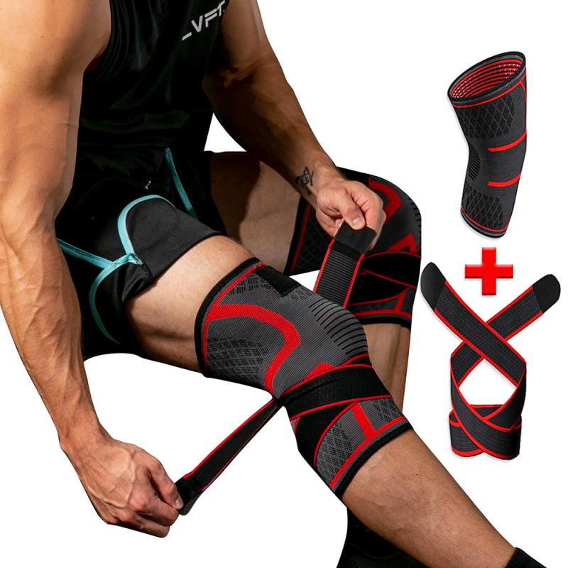 1 Pcs Elastic Bandage Compression Knee Support Sports Strap Knee Protector Bands Ankle Leg Elbow Wrist Calf Brace Safety