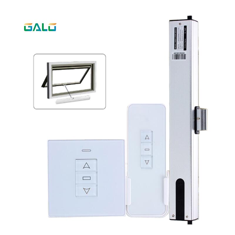 Ouvre-fenêtre électrique en chaîne, moteur 2/4 fils, Tuya WiFi, interrupteur pour rideaux et télécommande, accessoires en option