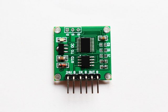 Thermal Resistance to Voltage PT100 to 0-5V 0-10V Linear Conversion Pt100 Temperature Transmitter Module