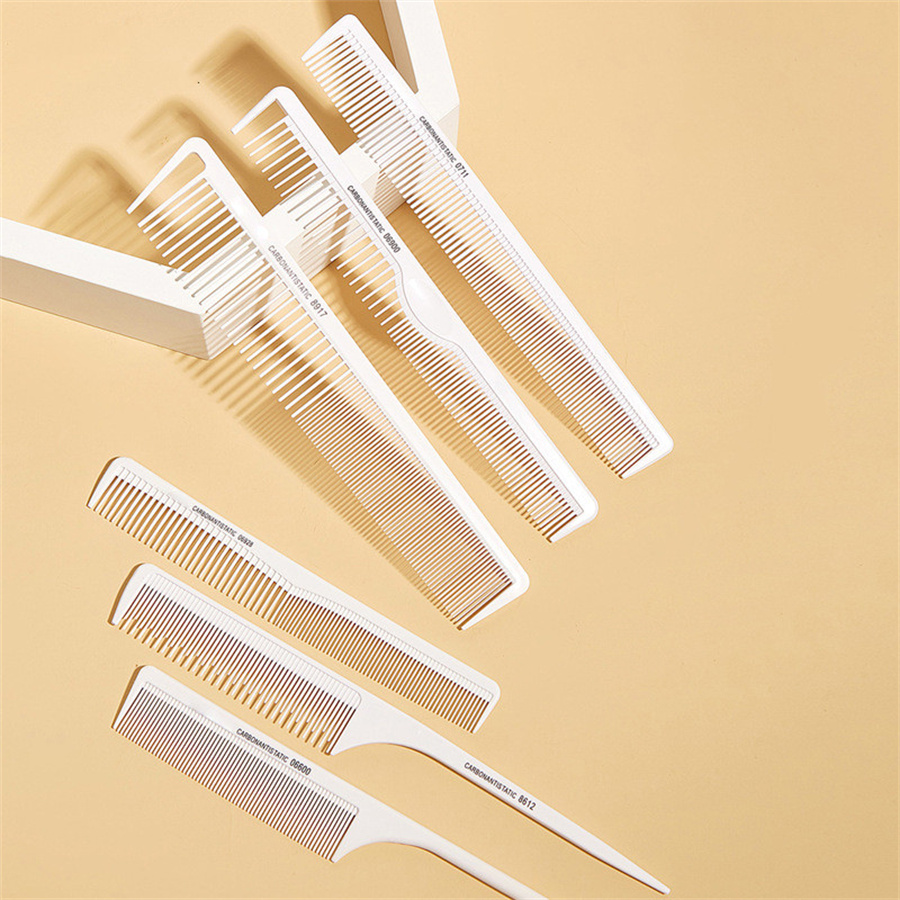 Professionele Haircutting Kam Mannen Haar Stijl Schaal Kam Crew Cut Salon Kapper Kappers Gereedschap Scherpe Staart Kam E1124