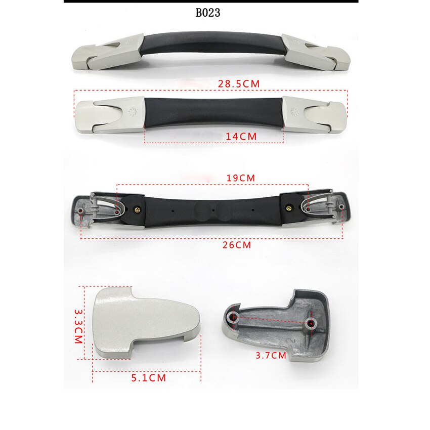 B014-B030 Replacement Suitcase Luggage Handle Grip Spare Fix Holders Box Pull Carry Strap Luggage Repair Accessories