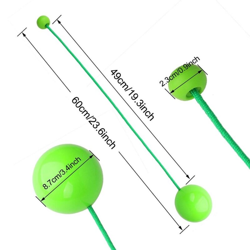 Outdoor Fitness Slinger Ballen Professionele Poi Jongleren Toss Bal Training Body Arm Rolling Coördinatie Spinballs Circus Props