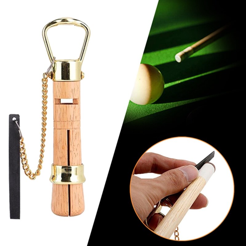 Heißer Holz Tipp Clamp Billard Pool Snooker Cue Reparatur Stange Helfer Holz Queue Tipp Clamp Reparatur Werkzeug: Default Title