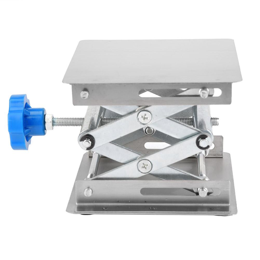 100x100x160mm Lifting Platform Stainless Steel Adjustable Laboratory Lifting Platform Stand Scissor Rack