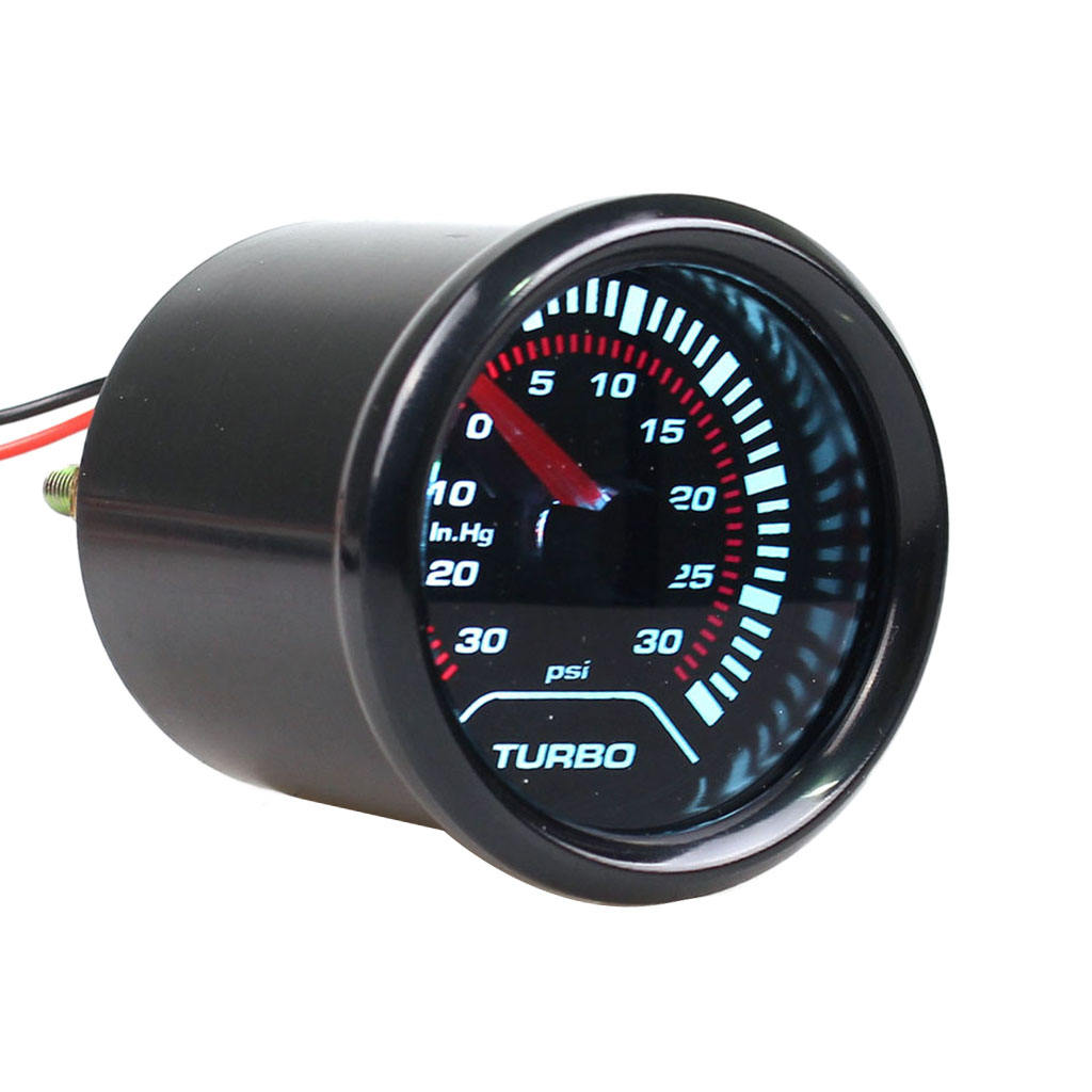 Digital Car Turbo LED Gauge Boost 12" -30~30psi Auto Car Turbo Meter 12V