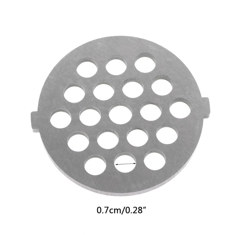 7mm hole Meat Grinder Plate Net Knife Meat Grinder Parts stainless Steel Meat Hole Plate