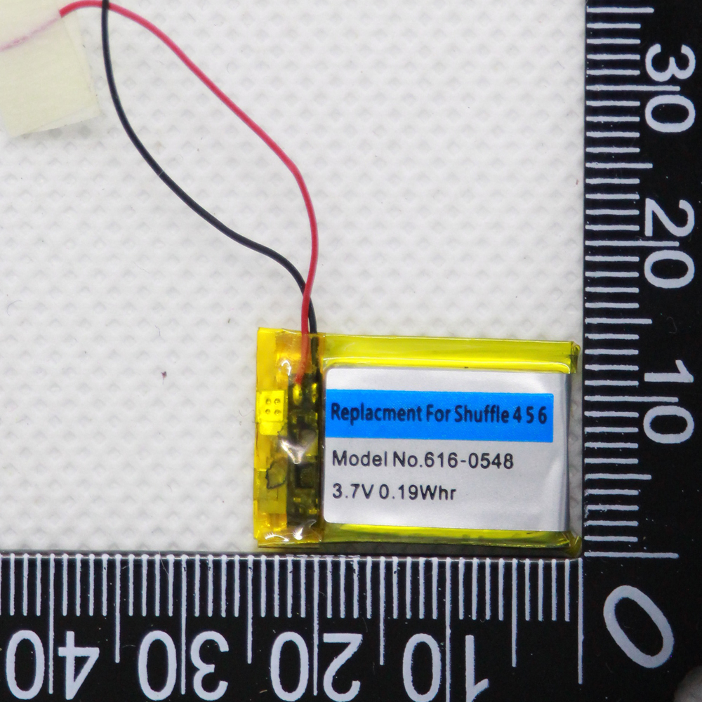 Avec outils 616-0548 0.19Whr 3.7V remplacement de la Batterie pour ipod ForShuffle 4rd 5rd 6rd génération 4 5 6 Batterie d'accumulateur