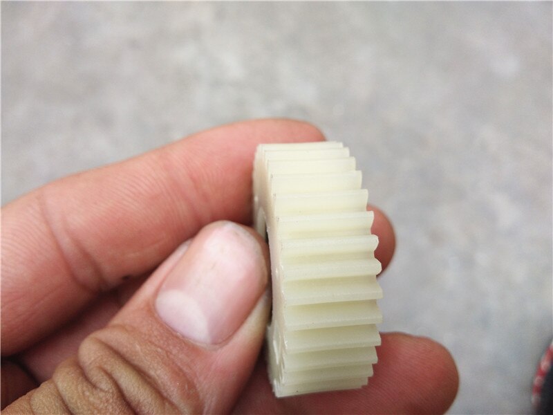 1 pz 36 denti ruota al litio bicicletta elettrica motore motore ingranaggio plastica Nylon ingranaggio 608Z cuscinetto 8MM diametro foro interno