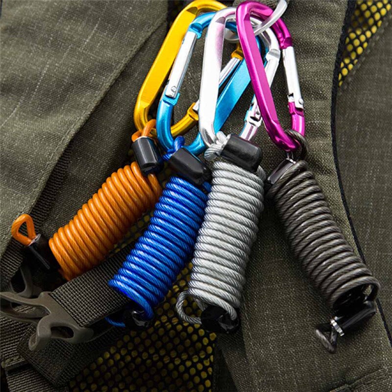 Flexibele Reizen Draad Kabel Anti-Diefstal Beschermende Voorjaar Herinnering Touw Veilig Cover Helm Motorfiets Disc Lock Accessorie