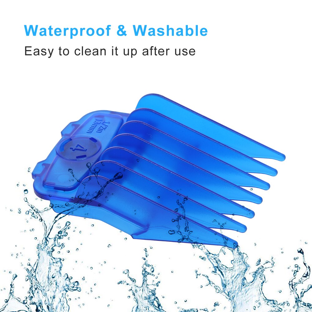 10PCS Hair Clipper Combs Guide Kit Multi-color Magnetic Plastic Hair Trimmer Guards Attachments Hair Salon Tool