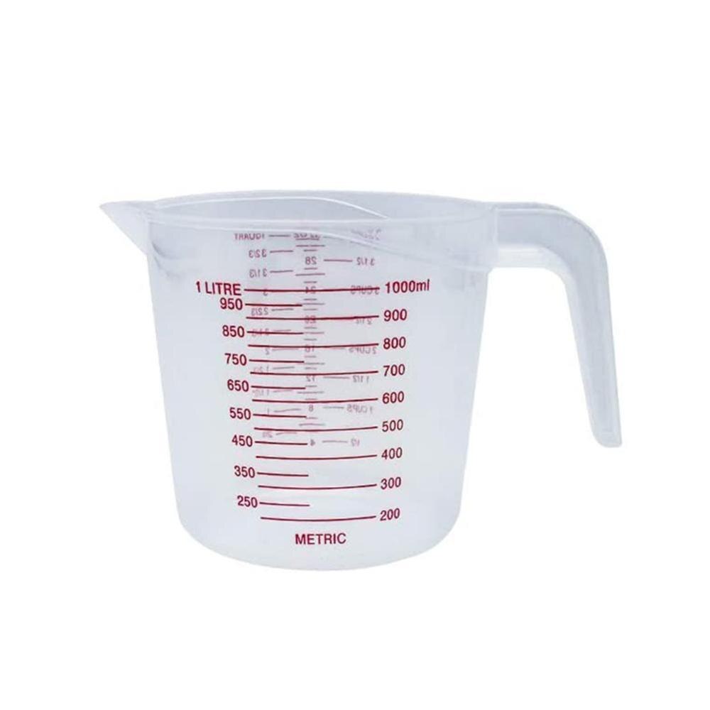 Outils de cuisson 250/500/1000 Ml avec échelle cuisine en plastique tasse à mesurer cuisson spécial tasse à mesurer: L