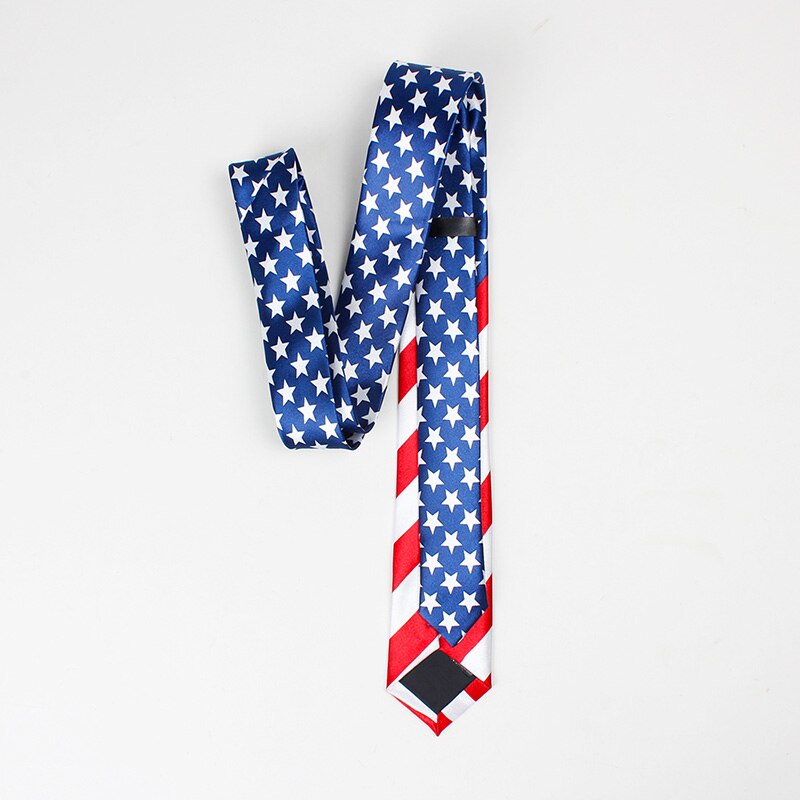 Polyester seide druck Amerikanische flagge beliebte edle business männer krawatte