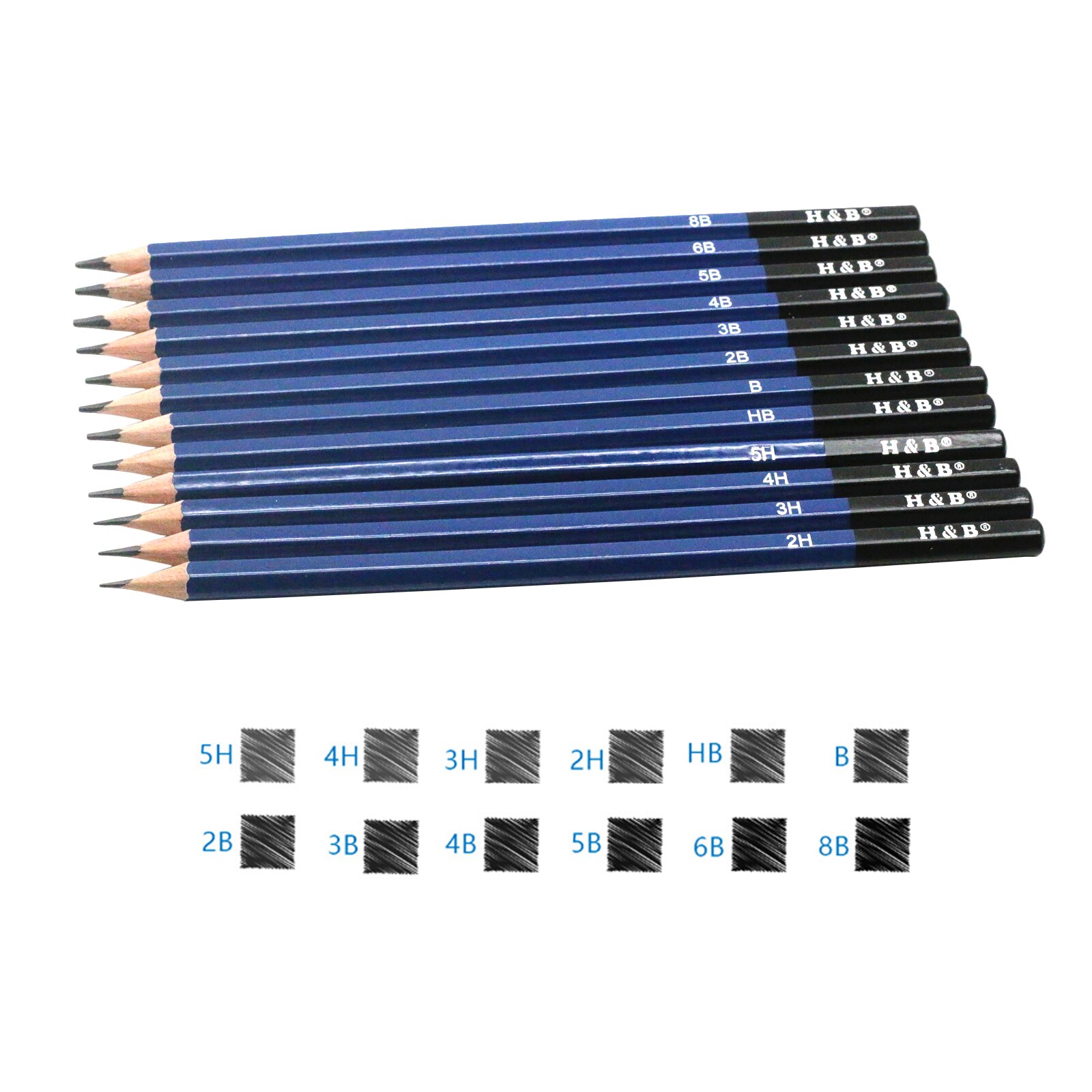 Sketching Graphite Pencils Set Drawing 50page Sketch Pad Eraser Charcoal Sticks Art Supply for Kid Beginners Artist