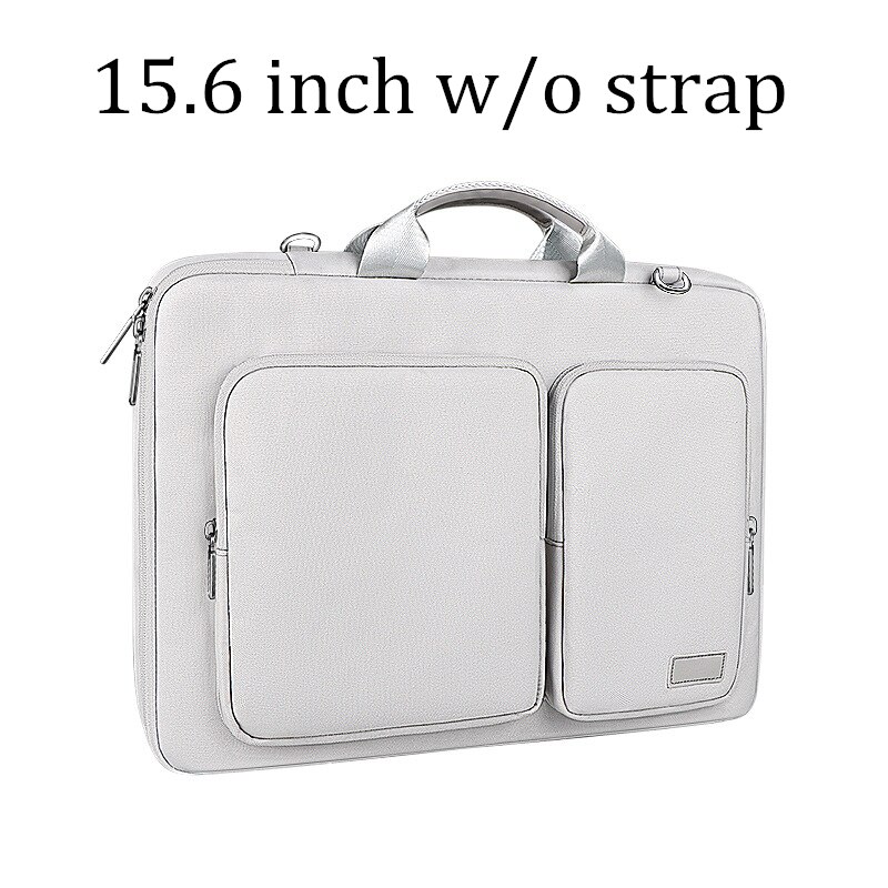 Laptop Aktentasche Handtasche Stange Notebook Liner Tasche Für Macbook Huawei Pro 13,3 14,1 15,4 15,6 Zoll Frauen Männer Wasserdicht: G-NO BELT15.6IN