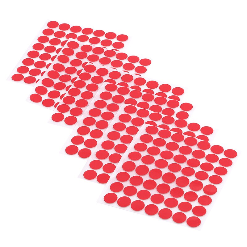 6 Sheets/pack Self Adhesive Fastener Tape Round Hook Velcro Tape Velcro Round Coin Strong Tape Glue