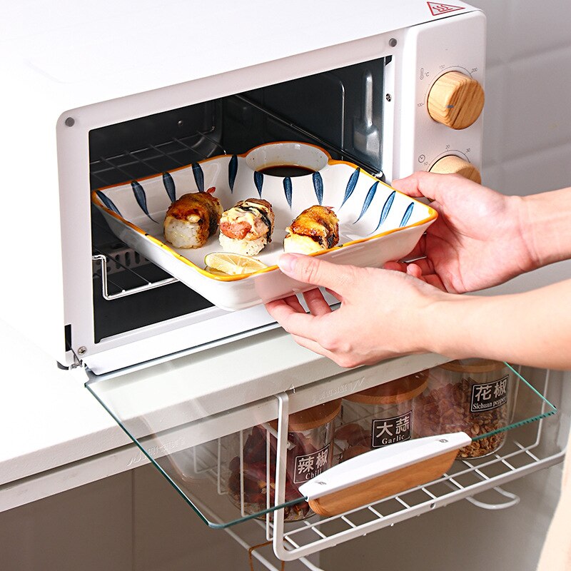 Japońska ręka malowana kluska z octem ceramiczna kwadratowa wielofunkcyjna kluska siatka zanurzenie kluska talerz śniadaniowy