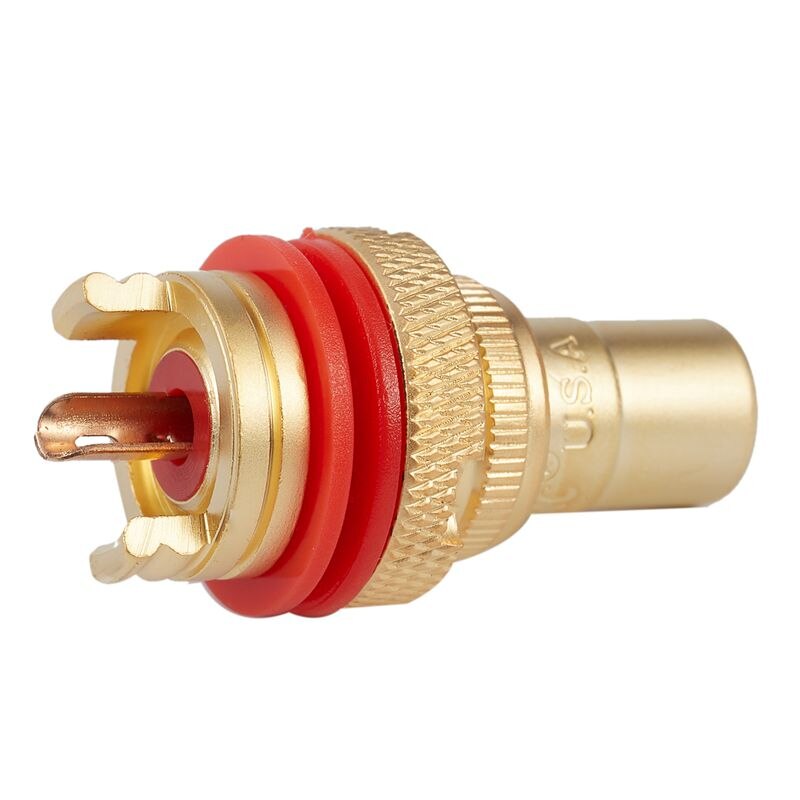AMS-8 X CMC Gold plated RCA Phono CHASSIS SOCKETS Female AMP HIFI RCA socket gold plated lotus female seat