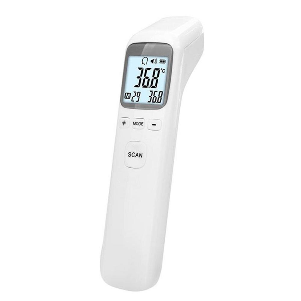 Infrarød pande termometer krop berøringsfri termometer baby voksne udendørs indendørs digital infrarød feber øre termometer: 3