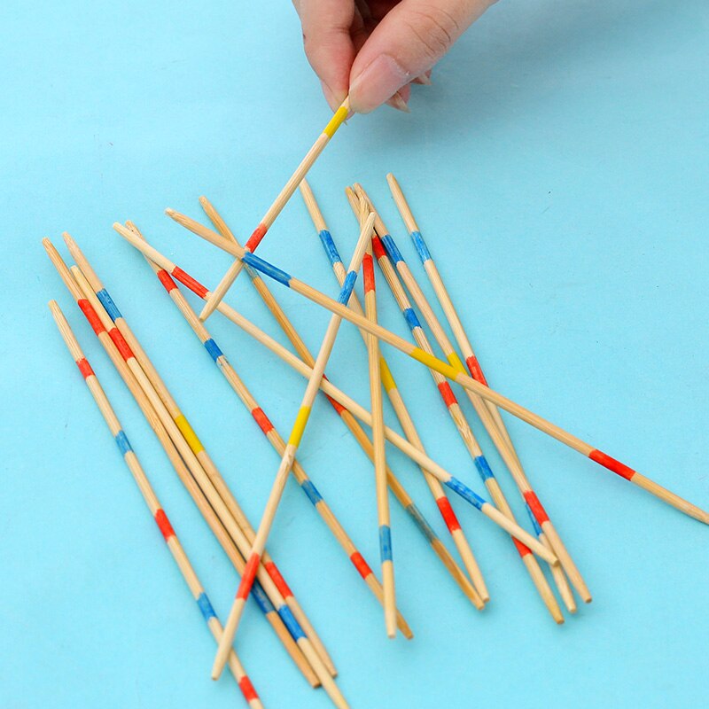 Houten Speelgoed Pick Up Sticks Puzzel Spel Multiplayer Board Stok Kids Educatief Interactieve LearningToy Voor Kinderen