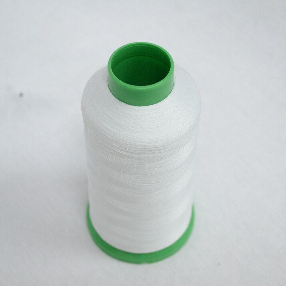 Bobine de fil à coudre lumineux phosphorescent de 1000 Yards, pour Machine à broder bricolage: WHITE