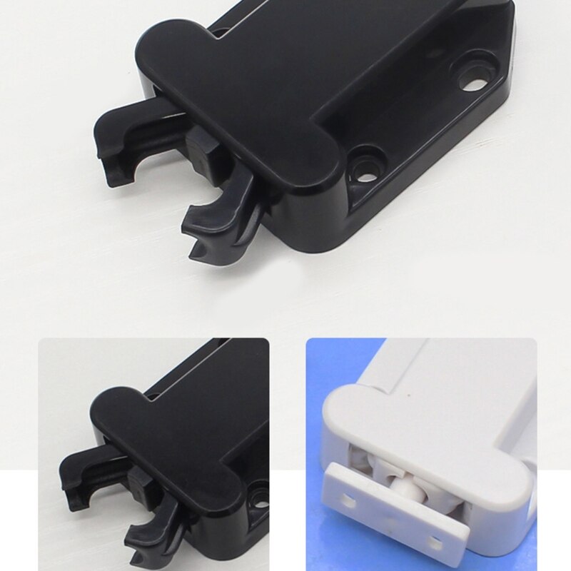 Door Push Latch Single Door Touch Latches Chassis Cabinet Rebound Bolt Furniture Push Lock Open the Door Without Handle