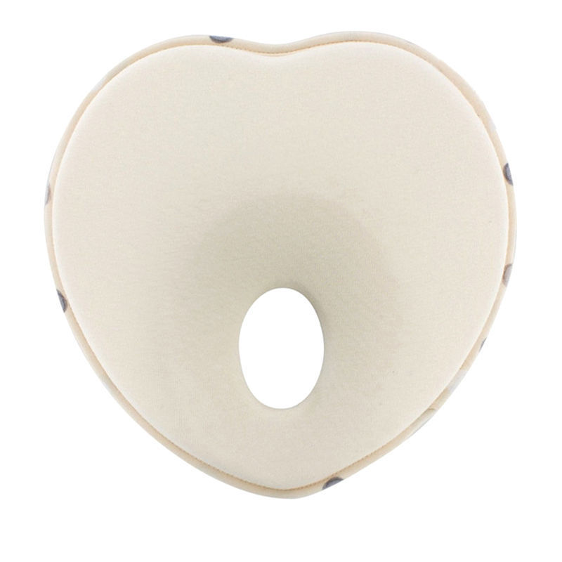Oreiller Anti-roulis pour -né | Tout oreiller Anti-roulis pour bébés, tête cou plat, prévenir le soutien infantile, 1 pièce, oreiller de façonnage du bébé,: Beige