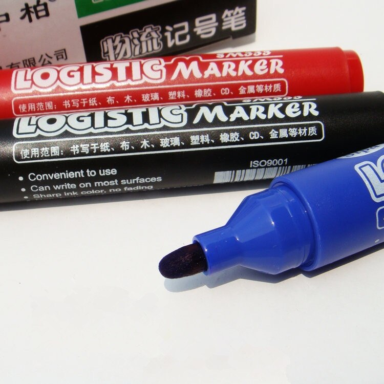 SIPA Single headed marker pen Mark Oily Optical Disc Glass Ceramic plastic marker logstics marker pen