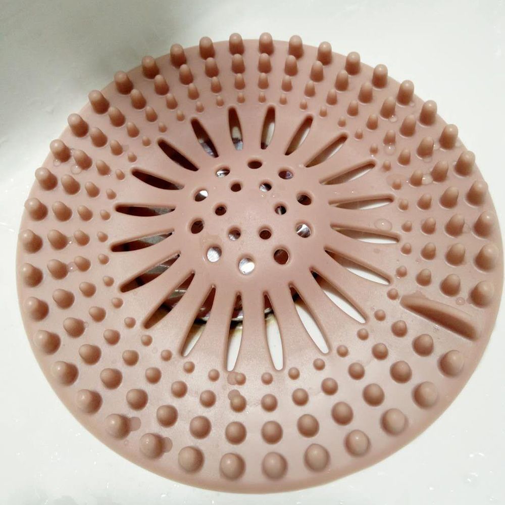 1 sztuk nowoczesne najnowszy anty-bloking zlew filtr robić domu łazienka kuchnia kreatywnych korek spustowy akcesoria robić czyszczenia narzędzi: różowy