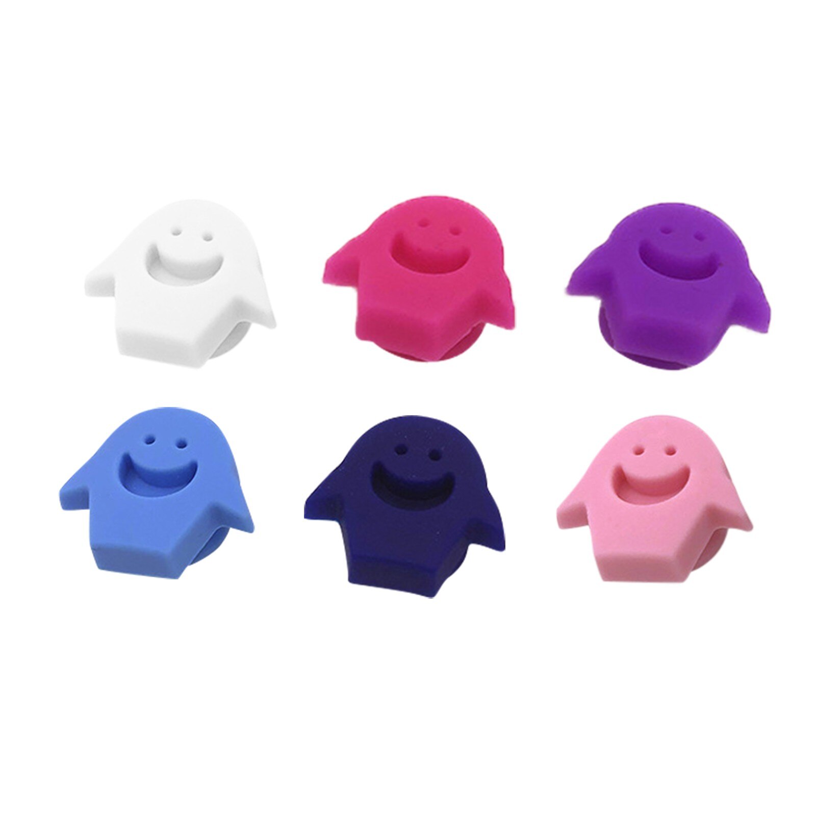 6pcs Reusable Glass Identification Sticker Party Wine Glass Bottle Identification Label Bar Glass Identification Mark: Default Title