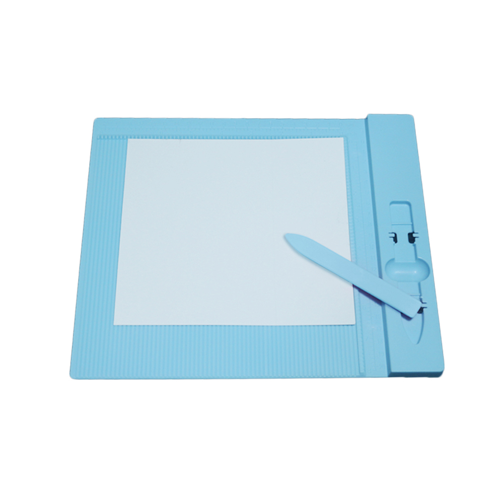 270x230mm Plastic Scoring Board Paper Card Cuting Board Craft DIY Tool with Measuring Grid TY