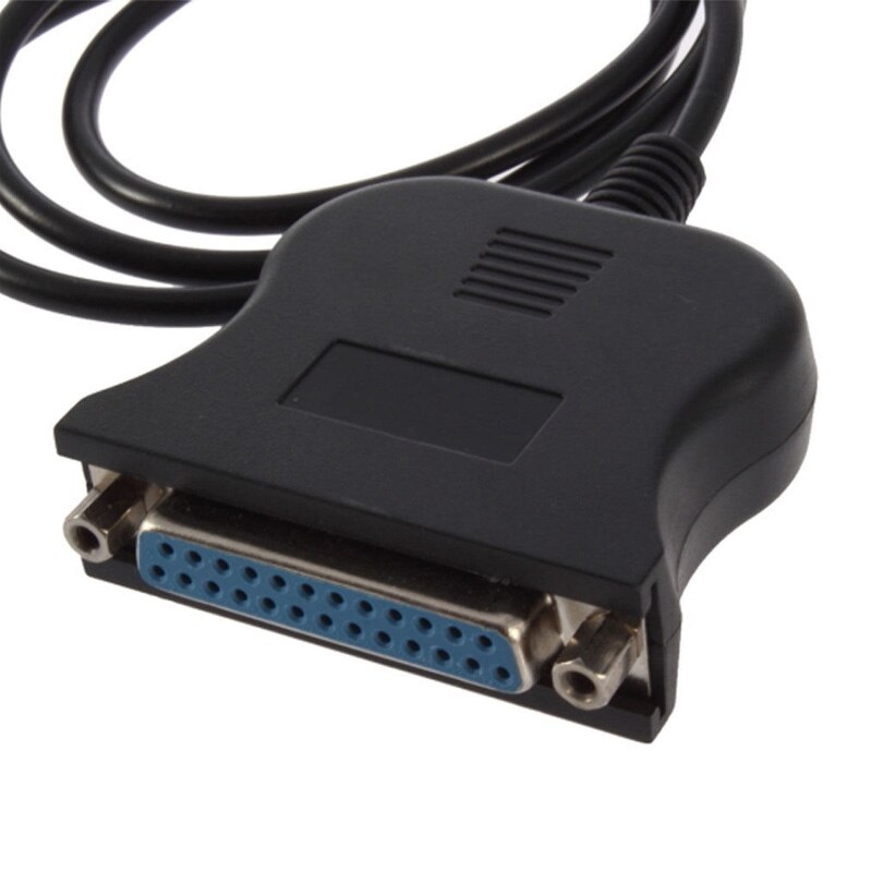 USB 2.0 1.1 1.0 Male to 25 Pin DB25 Female Parallel Port Printer Adapter Cable LPT Bidirectional Converter Wire Cord for PC LPT