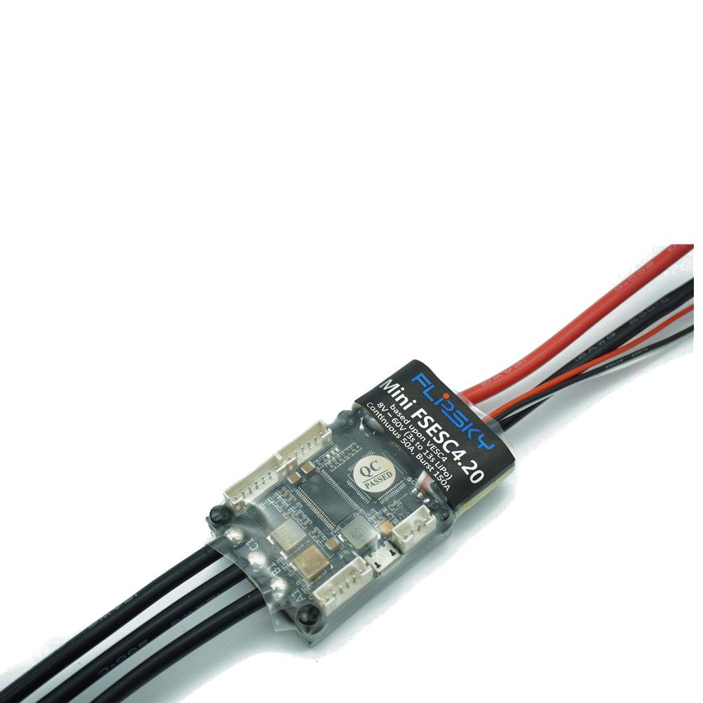 Flipsky mini FSESC4.20 50A ESC Sulla base di VESC di Controllo della Velocità con Alluminio Anodizzato Dissipatore di Calore per Rc auto