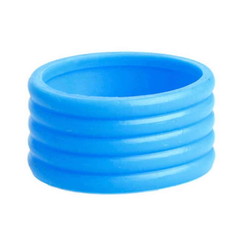 5 uds mango de la raqueta de tenis anillo elástico de goma raqueta de tenis anillo de agarre Overgrip Protector raqueta de tenis anillo fijo