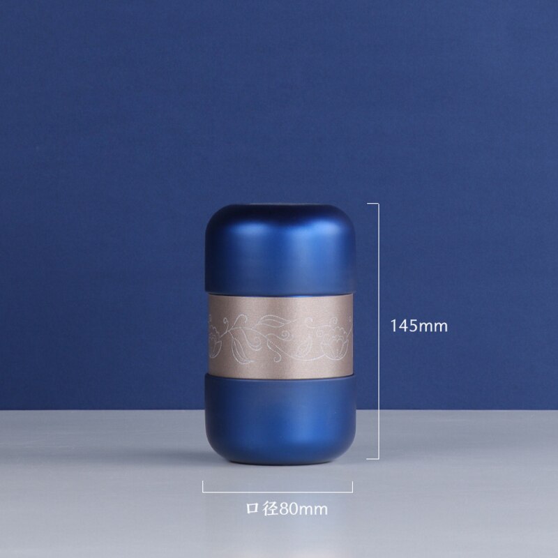 Cajas de lata para almacenar latas selladas redondas, caja de té de hierro para café, Caddy, contenedor de hojalata para , decoración del hogar