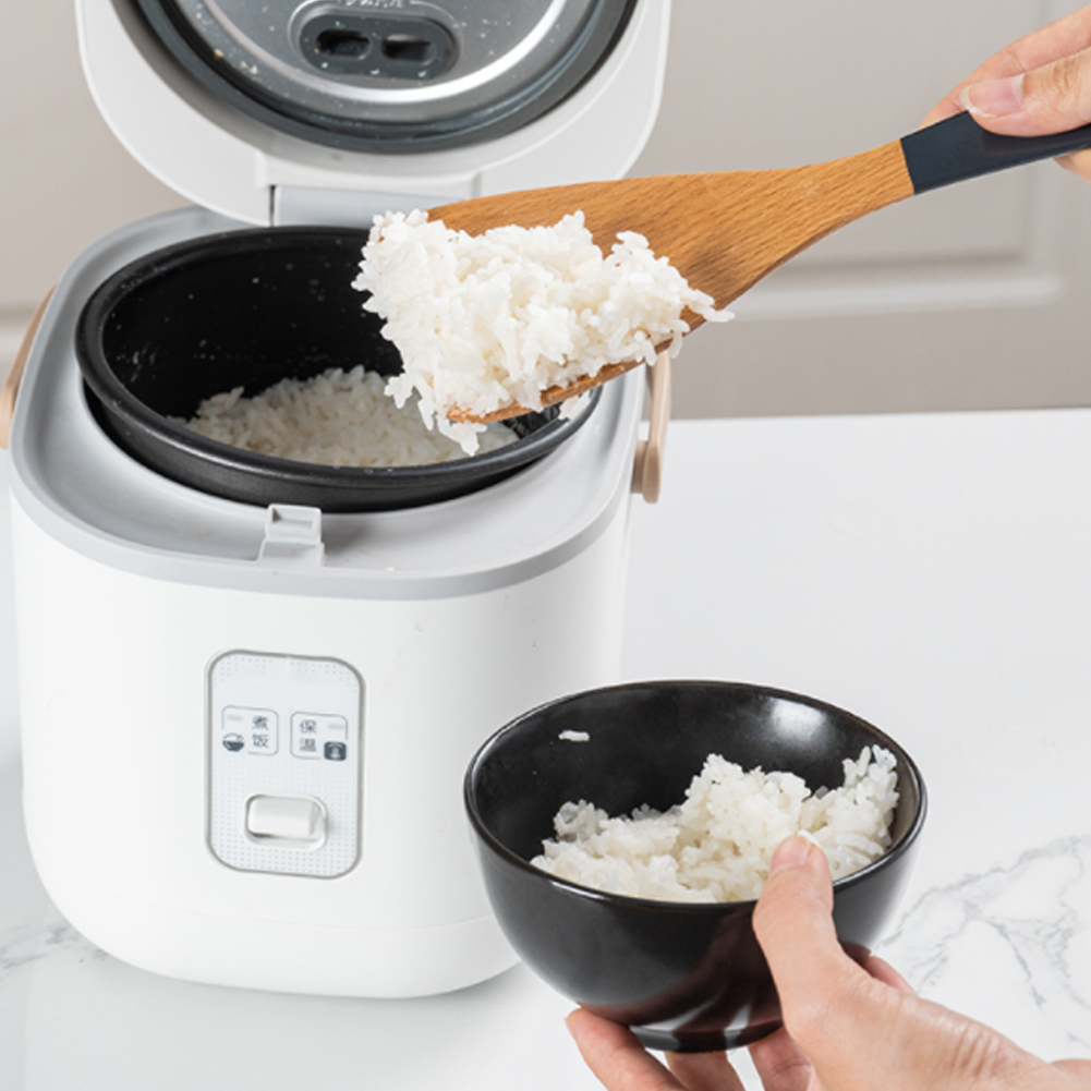 Ustensile de cuisine en bois naturel, anti-rayures, spatule de cuisine en hêtre, cuillère à Long manche, outils de cuisine,