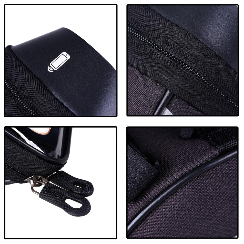 B-SOUL Bike Fietsstuur Telefoon Bag Fietsen Voor Tube Touchscreen Fietstas Waterdicht Telefoon Houder Voor Outdoor Riding