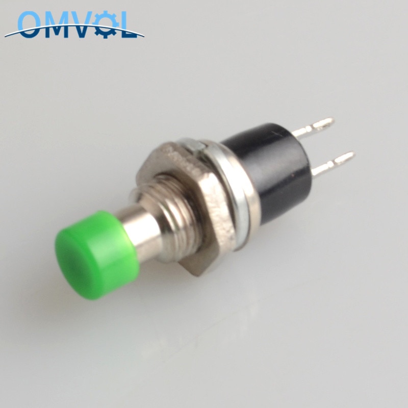 6pcs NC/NO normally open normally closed Momentary Self-resetting Push Button Switch without lock Reset Switch