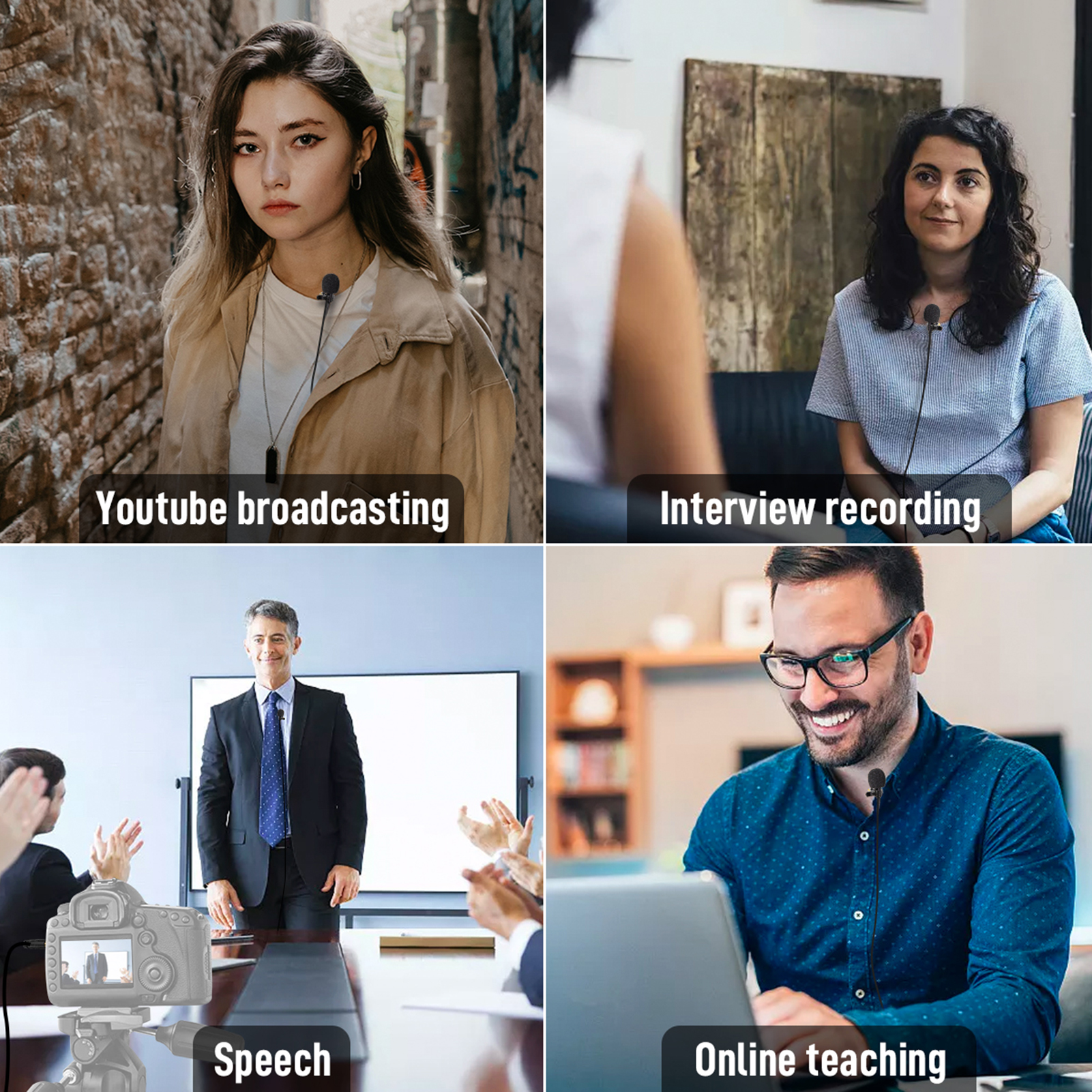 SYNCO LAV-S8 Lapel Microphone 3.5mm TRRS/TRS Wired Audio Lavalier Condensador Microfone Mic VS BOYA BY-M1 Top