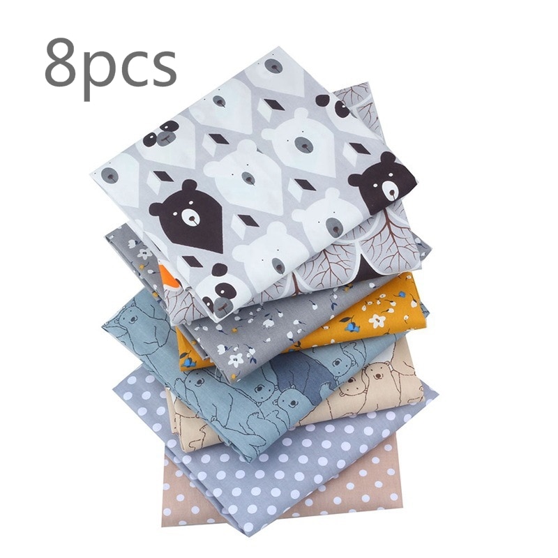 100% Cotton DIY Fabric Exquisite Printed Fabrics Patchwork Cloth Material For Sewing