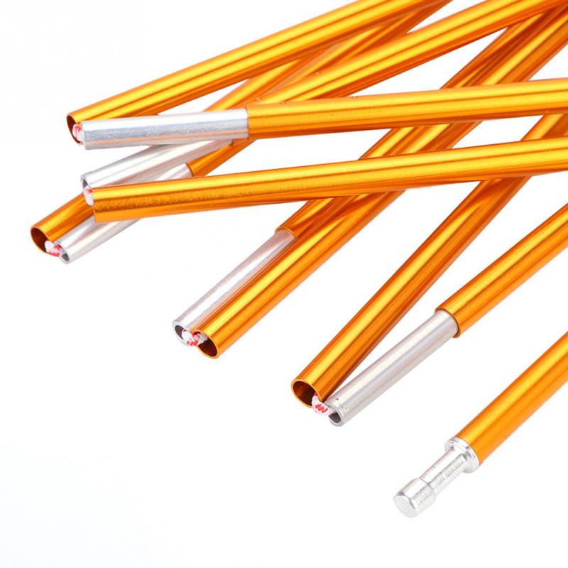 2 pieces/lot 7,9mm tent poles aluminium alloy camping ten poles support frame bars awning tent accessories for outdoor camping hiking