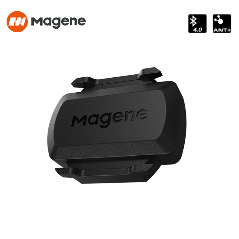 Magene S3 + Sensor de cadencia de velocidad ANT Bluetooth ordenador velocímetro Sensor Dual accesorios de bicicleta compatibles con WahooOnelap Zwift: BLANCO