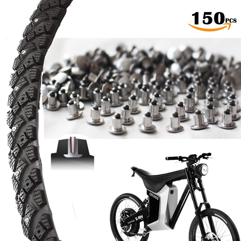 Pneus épais de 150mm/6.5 ", 0.26 pièces, crampons de neige, pour l'hiver, montage sur vélo, VTT