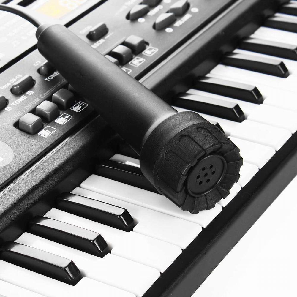 61-Key Digital Electric Piano Keyboard Portable Multi-Functional Keyboard with Microphone music keyboard musical instrument