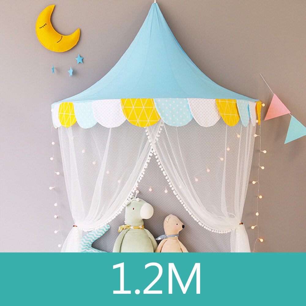 Children Tent Cotton Play Tent For Kids Child Teepee Canopy Bed Curtains Baby Cottages Room Decoration Tipi Photography Props: WJ3454C