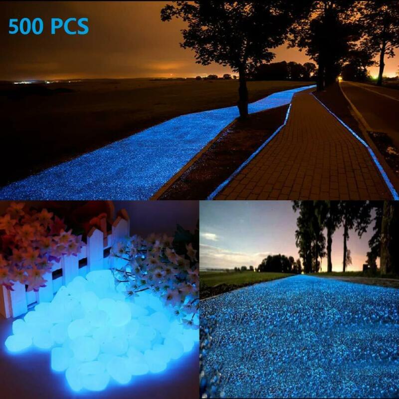 50/100Pcs Lichtgevende Kunstmatige Steentjes Glow In Dark Stone Huis Tuin Decoratie Fluorescent Kunstmatige Steen Voor Aquarium Fish