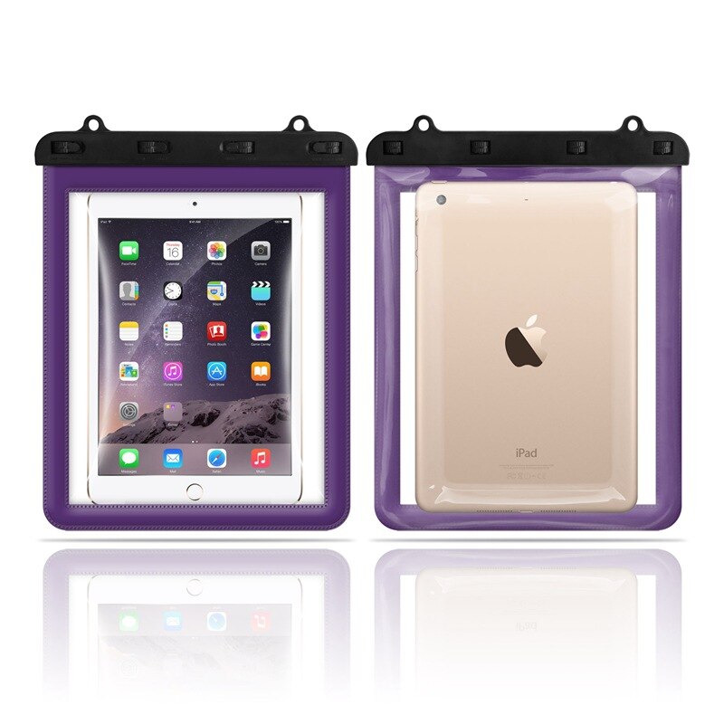 Waterdichte Zwemmen Tas Multi-Gebruik Diversen Outdoor Transparante Strand Snorkelen Diepe Duiken Surfen Vissen Mobiele Telefoon Tas: Purple